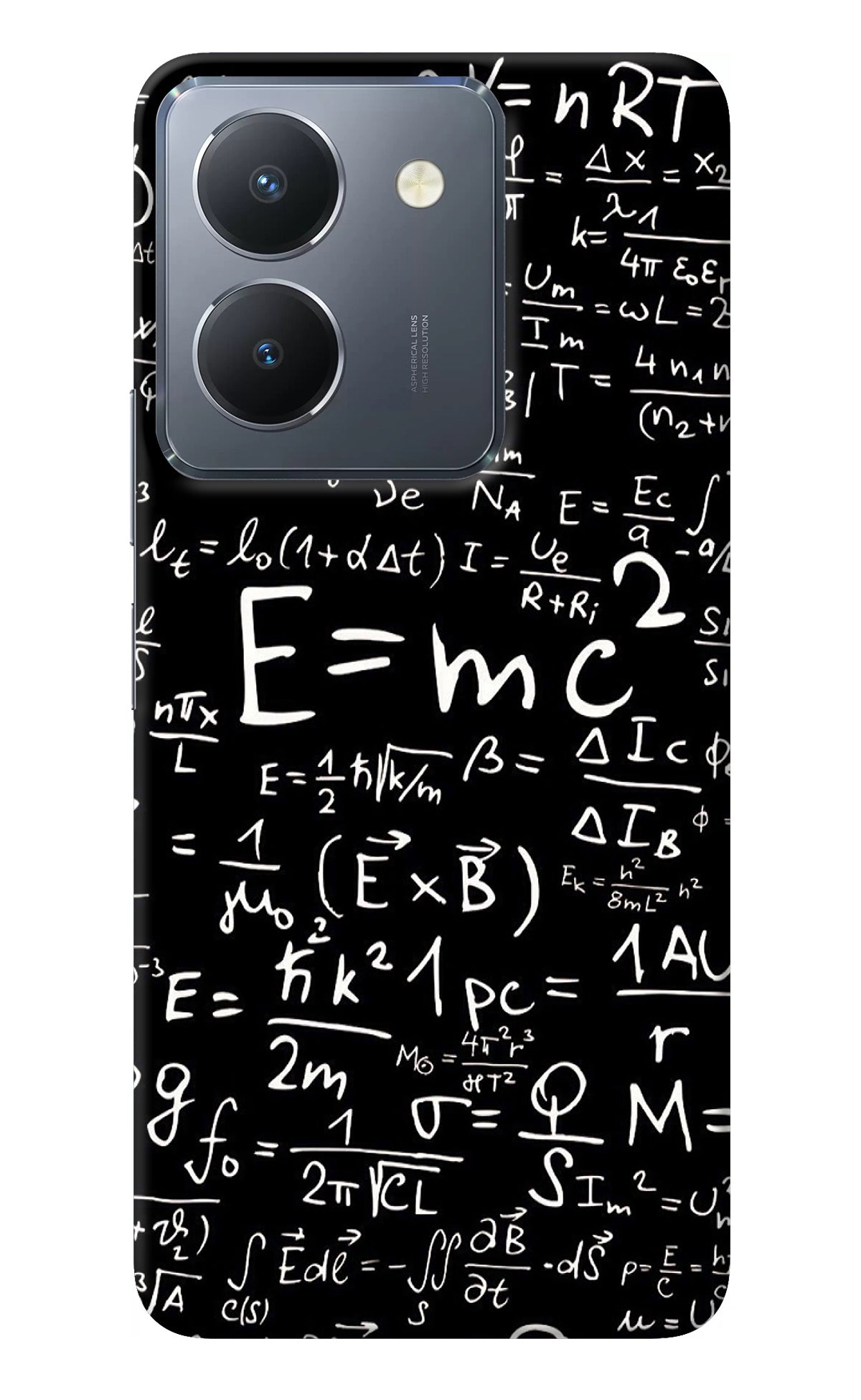 Physics Albert Einstein Formula Vivo Y36 Back Cover