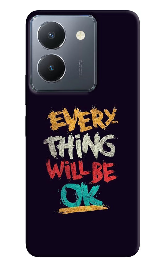 Everything Will Be Ok Vivo Y36 Hard Case Back Cover by Casekaro