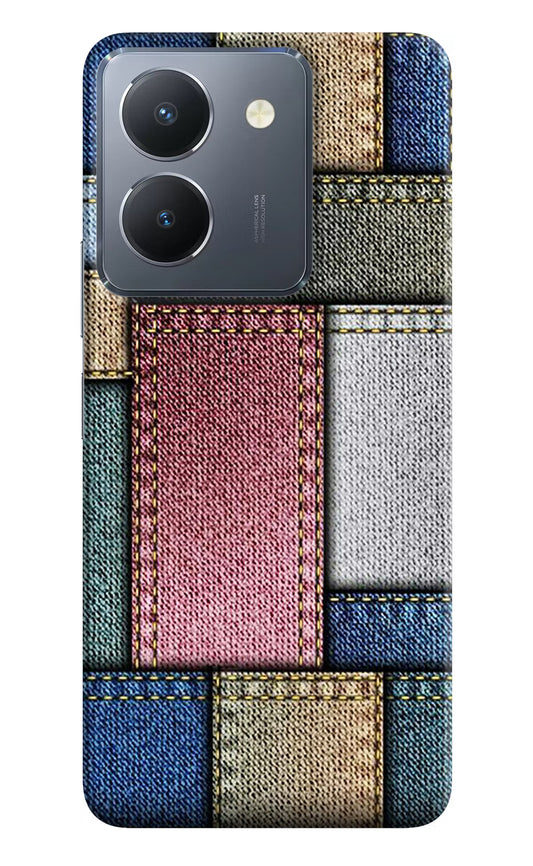 Multicolor Jeans Vivo Y36 Hard Case Back Cover by Casekaro
