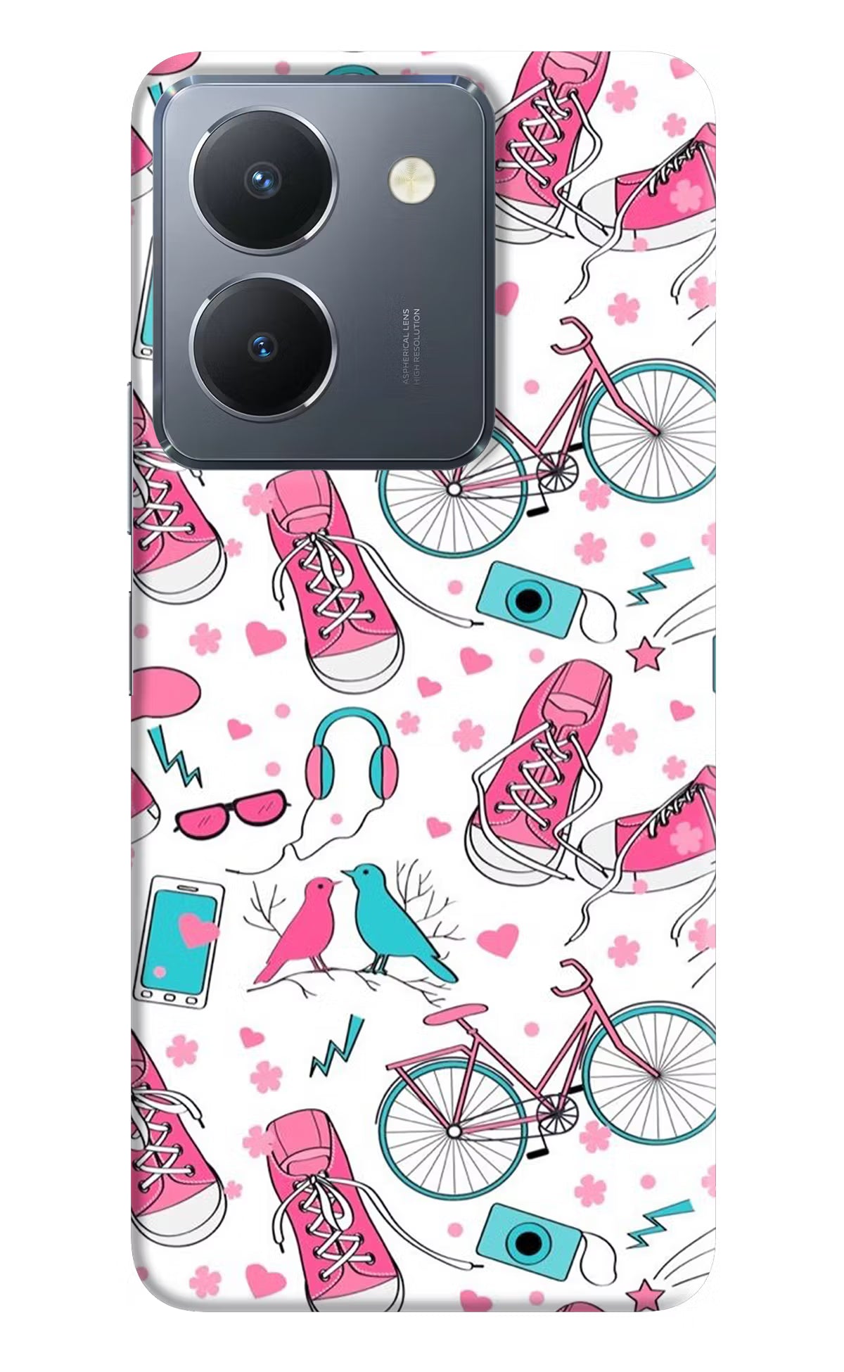 Artwork Vivo Y36 Hard Case Back Cover by Casekaro