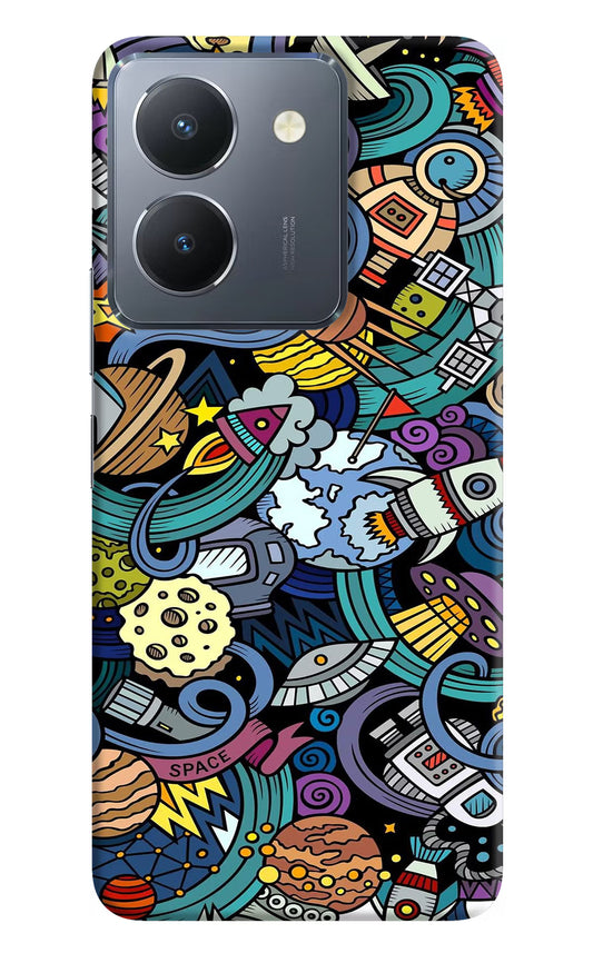 Space Abstract Vivo Y36 Hard Case Back Cover by Casekaro