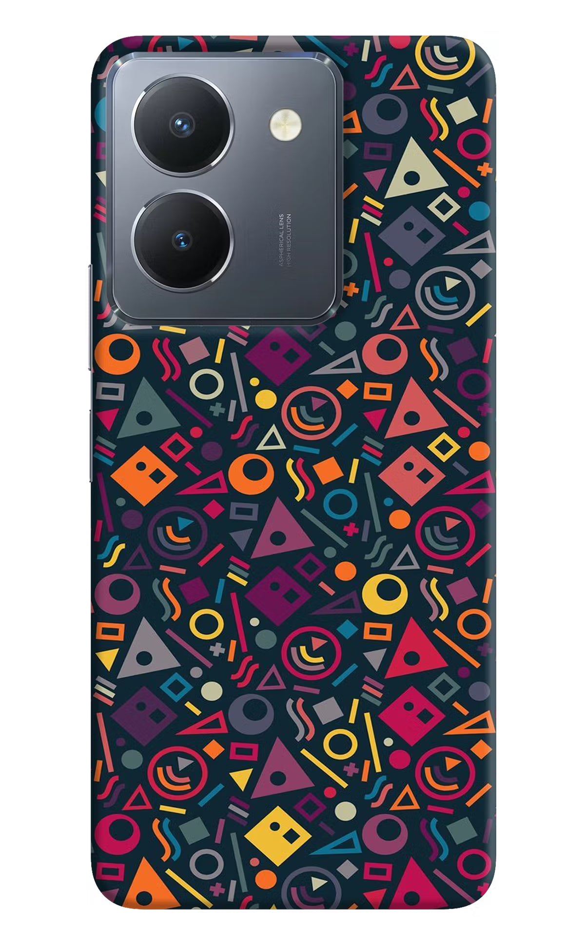 Geometric Abstract Vivo Y36 Hard Case Back Cover by Casekaro