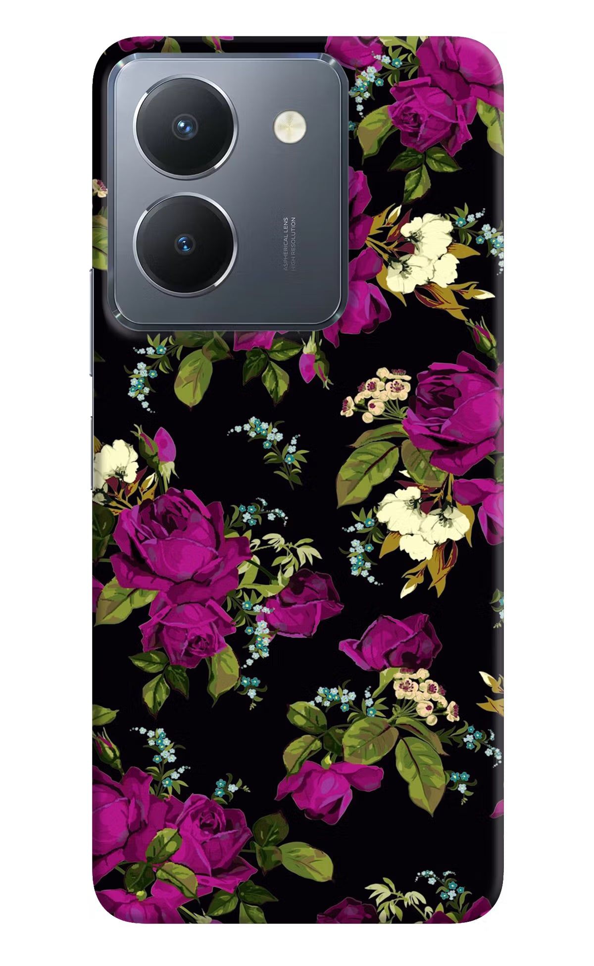 Flowers Vivo Y36 Hard Case Back Cover by Casekaro