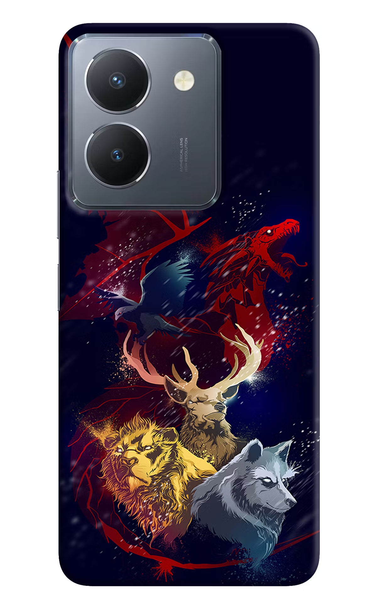 Game Of Thrones Vivo Y36 Hard Case Back Cover by Casekaro