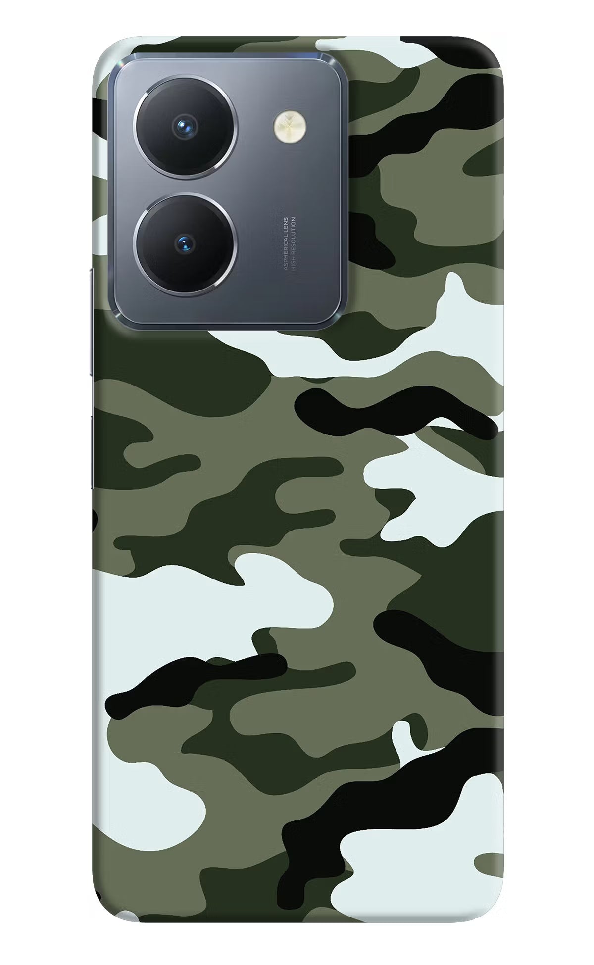 Camouflage Vivo Y36 Hard Case Back Cover by Casekaro