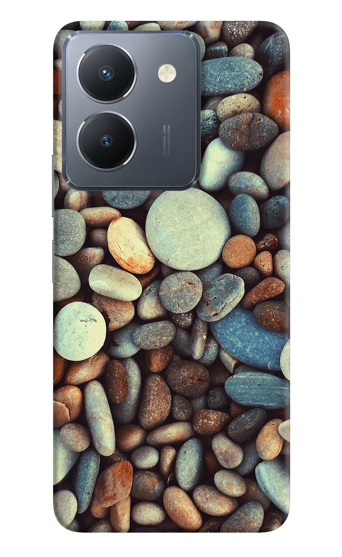 Pebble Vivo Y36 Hard Case Back Cover by Casekaro