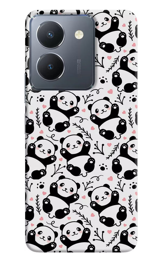 Cute Panda Vivo Y36 Hard Case Back Cover by Casekaro
