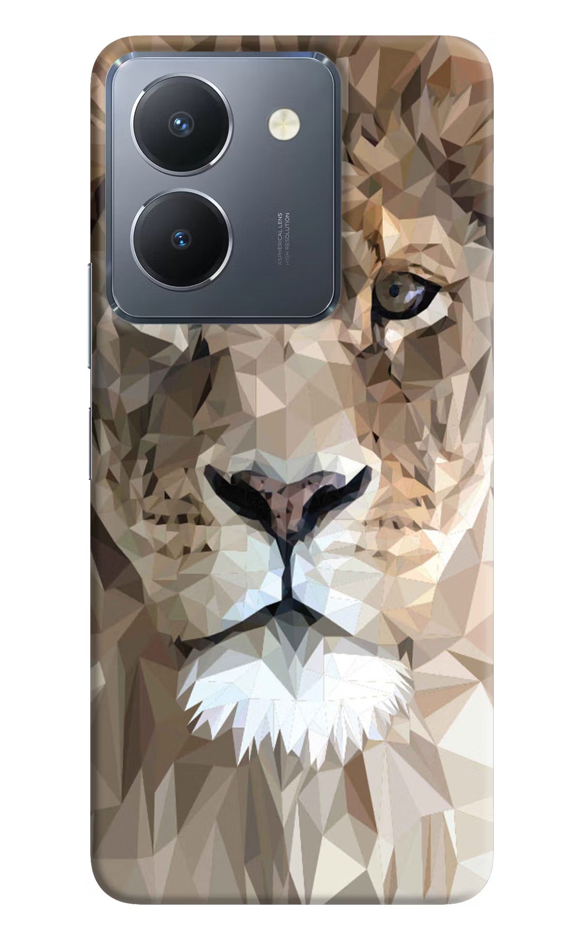 Lion Art Vivo Y36 Hard Case Back Cover by Casekaro