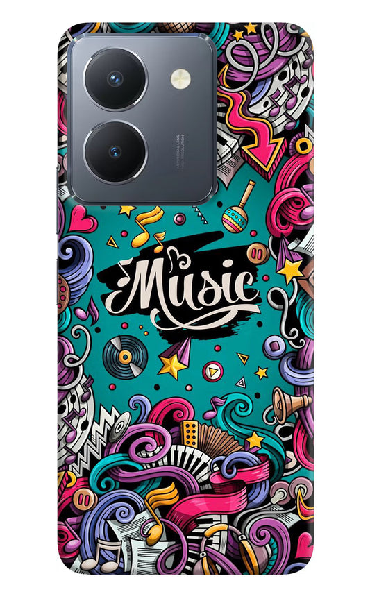 Music Graffiti Vivo Y36 Hard Case Back Cover by Casekaro