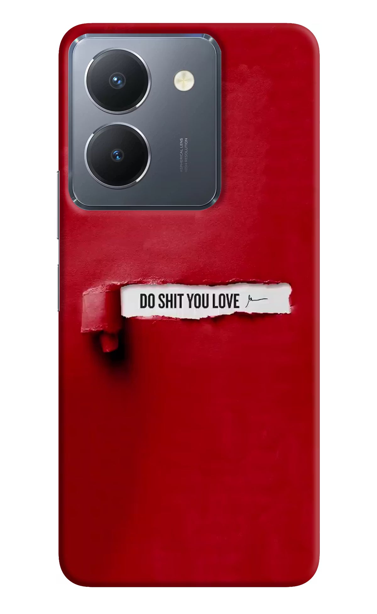 Do Shit You Love Vivo Y36 Hard Case Back Cover by Casekaro