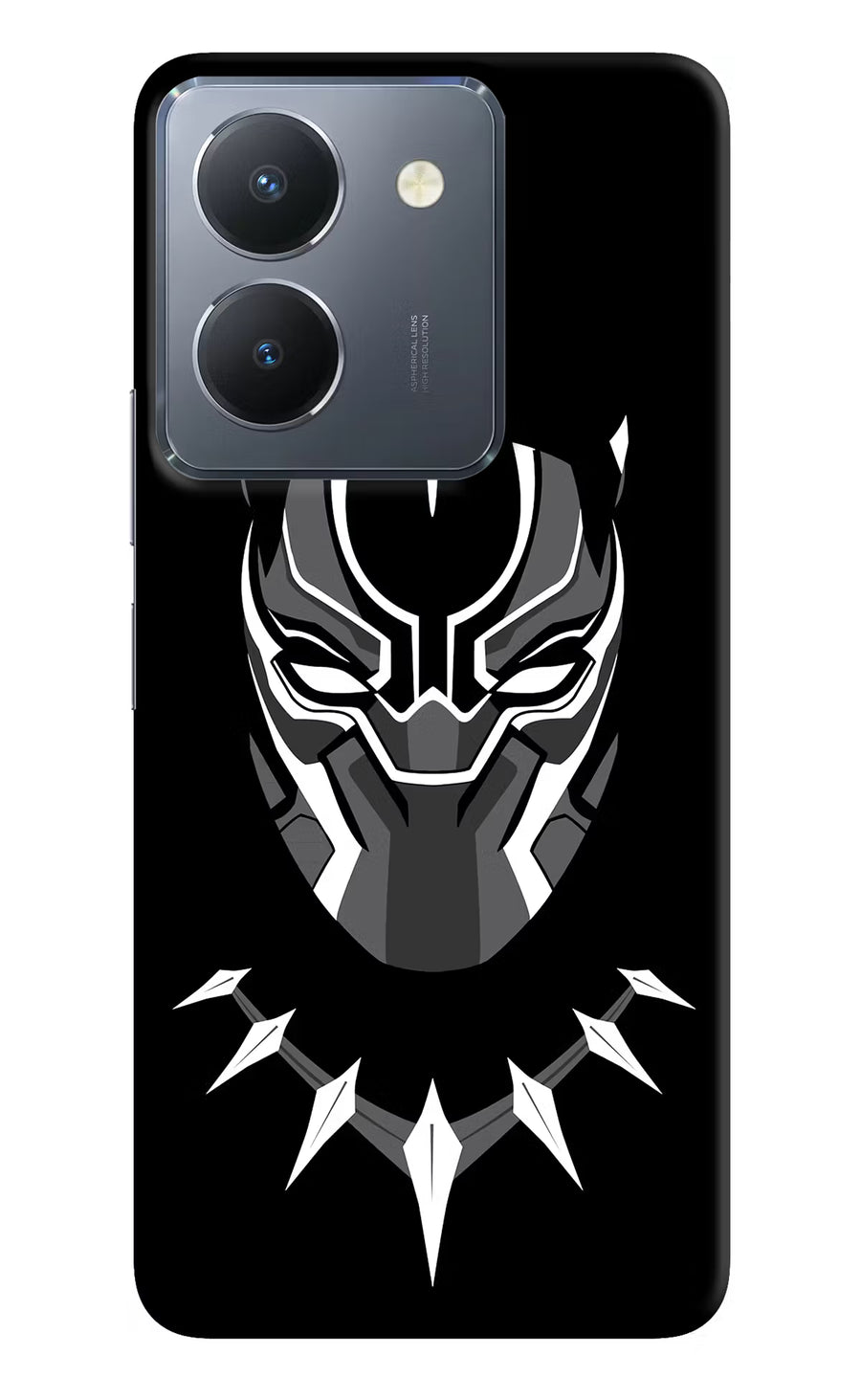 Black Panther Vivo Y36 Back Cover, Hard case