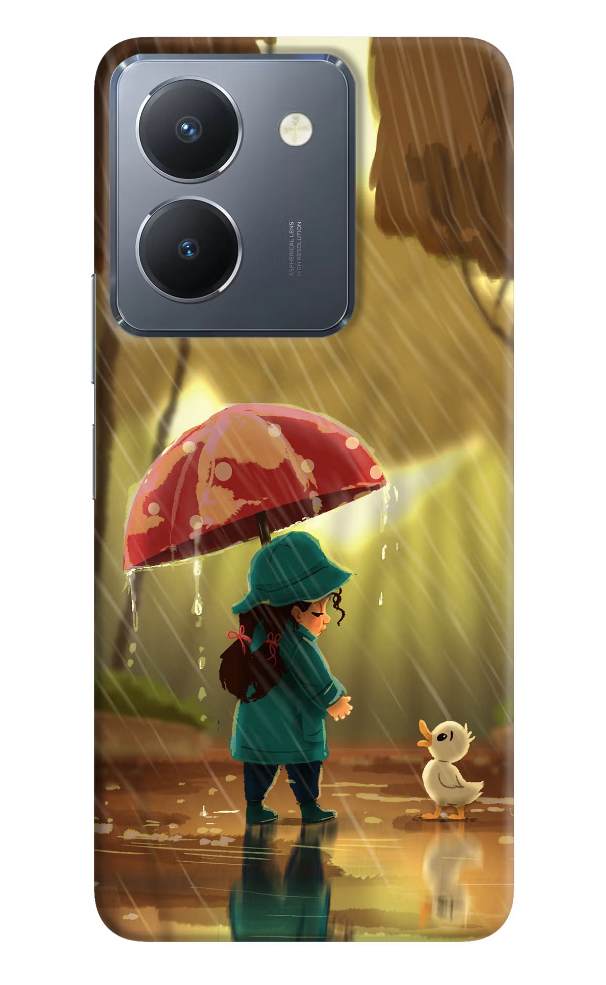 Rainy Day Vivo Y36 Hard Case Back Cover by Casekaro