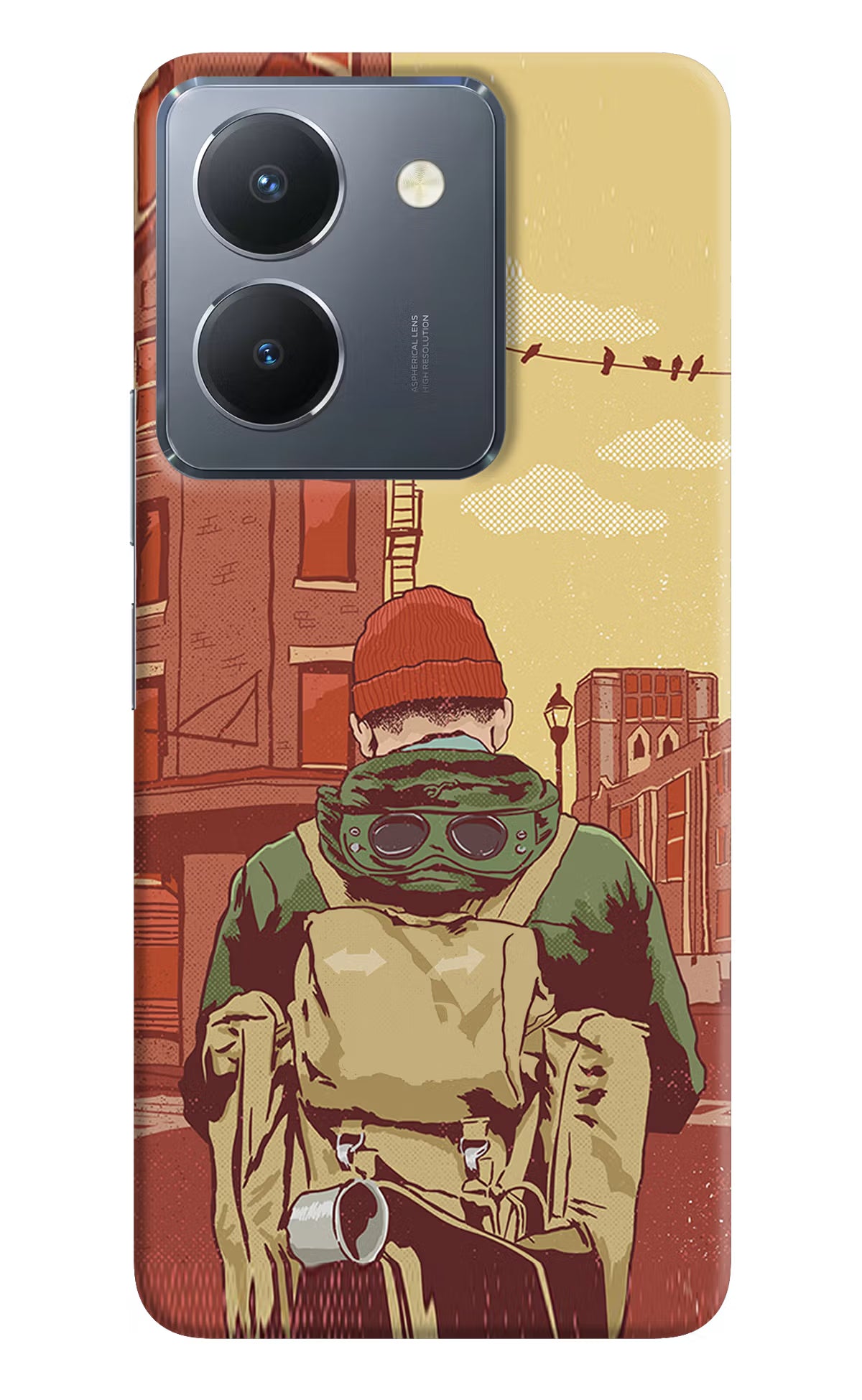 Adventurous Vivo Y36 Hard Case Back Cover by Casekaro
