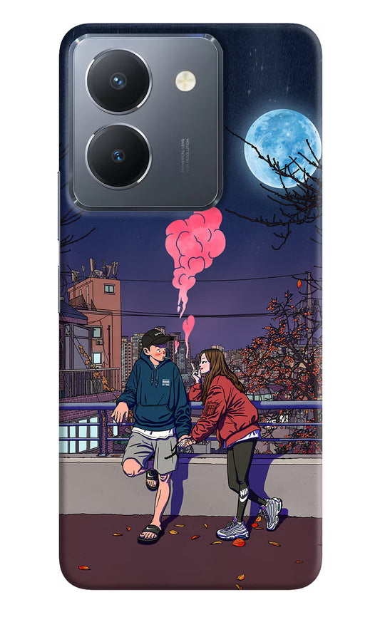 Chilling Couple Vivo Y36 Hard Case Back Cover by Casekaro