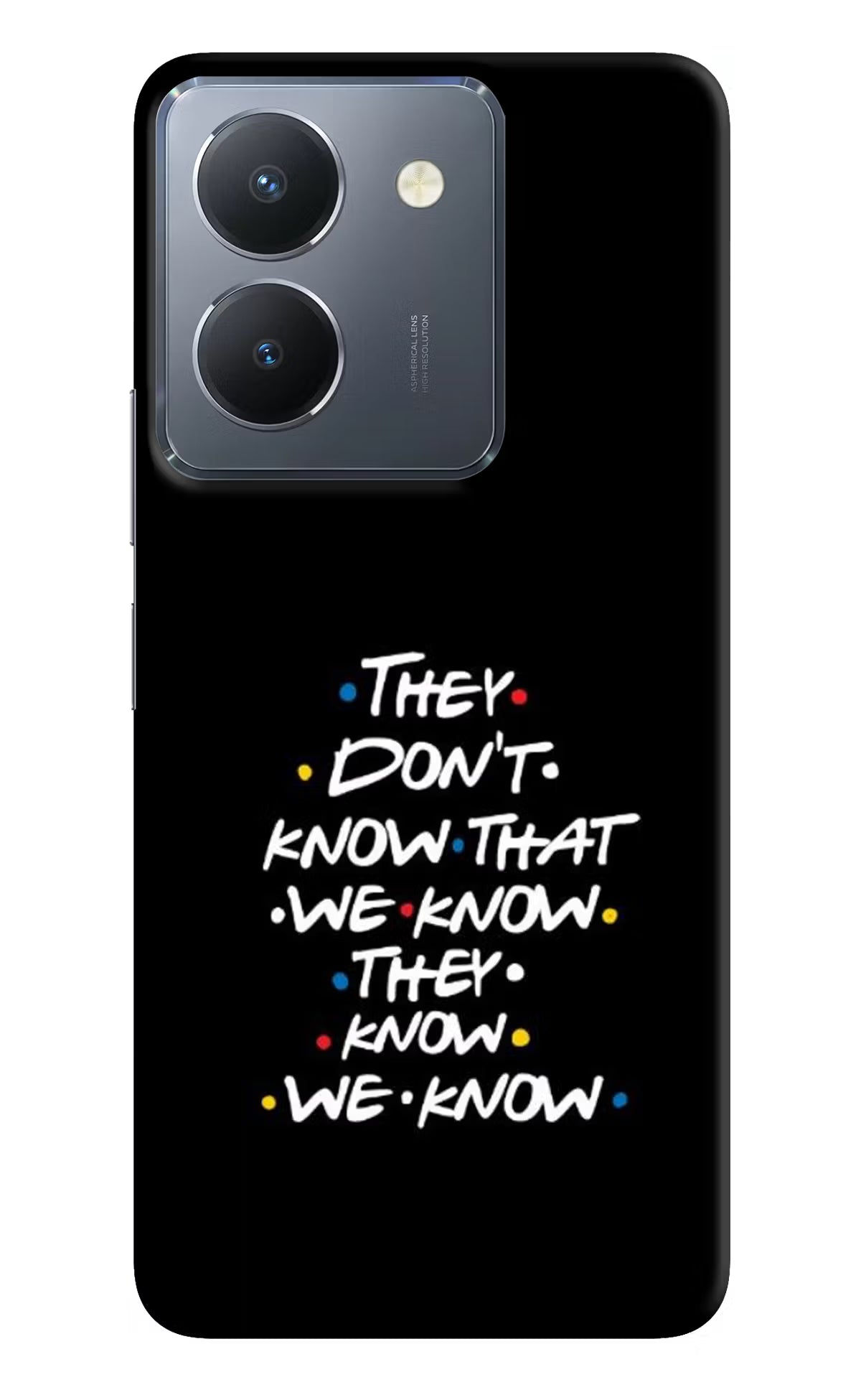 FRIENDS Dialogue Vivo Y36 Hard Case Back Cover by Casekaro