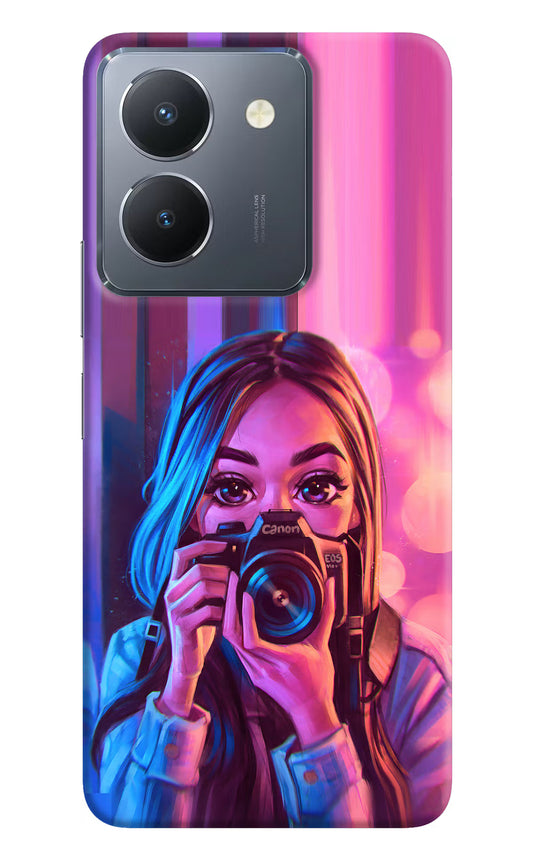 Girl Photographer Vivo Y36 Hard Case Back Cover by Casekaro