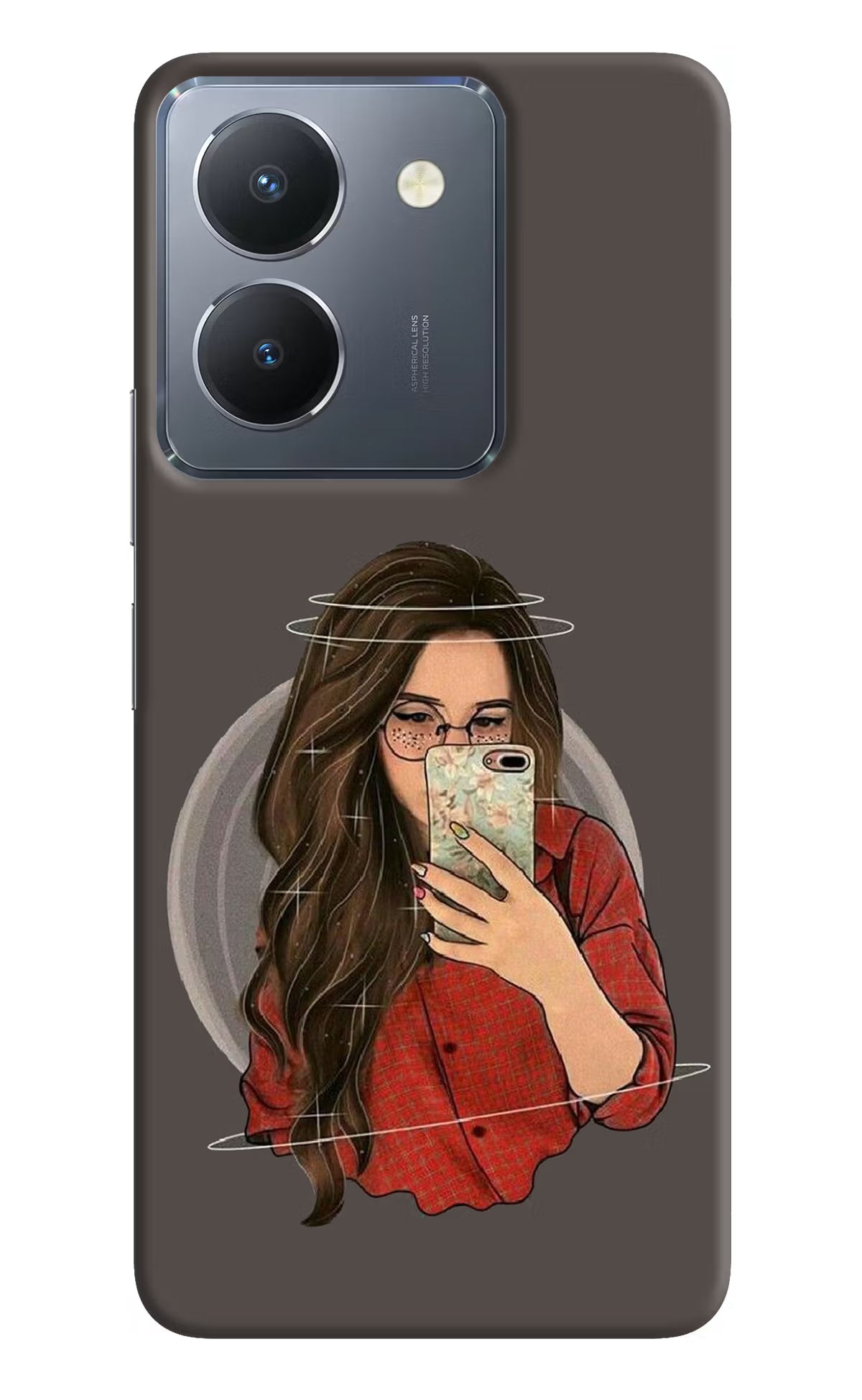 Selfie Queen Vivo Y36 Hard Case Back Cover by Casekaro