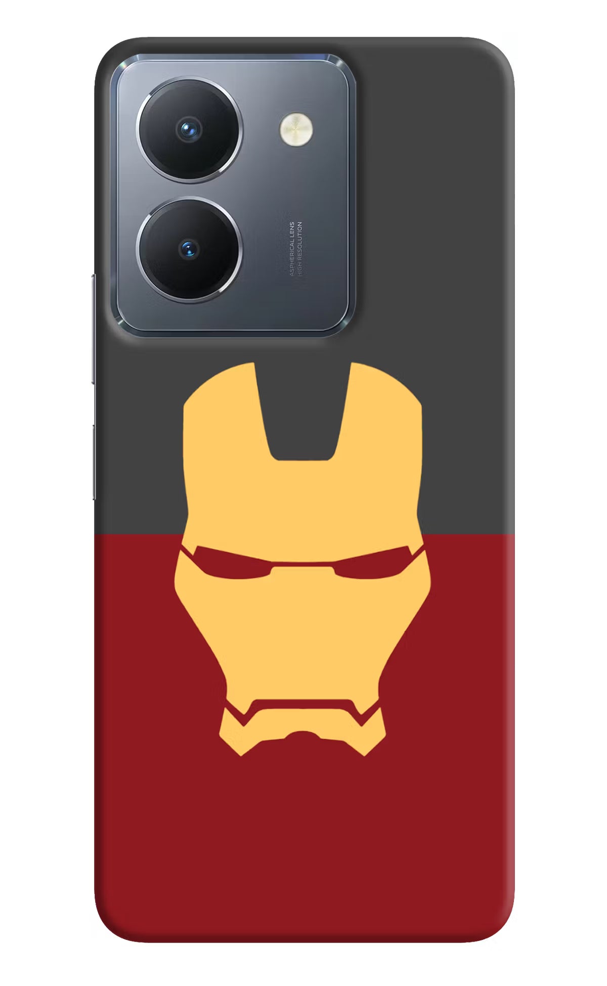 Ironman Vivo Y36 Hard Case Back Cover by Casekaro