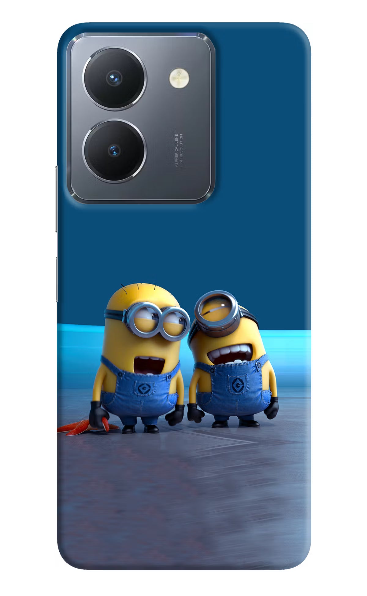 Minion Laughing Vivo Y36 Hard Case Back Cover by Casekaro