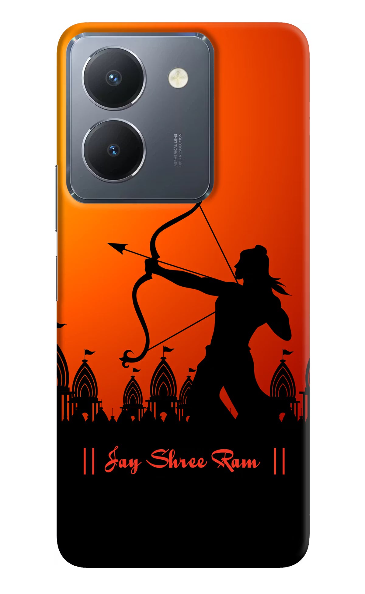 Lord Ram - 4 Vivo Y36 Hard Case Back Cover by Casekaro