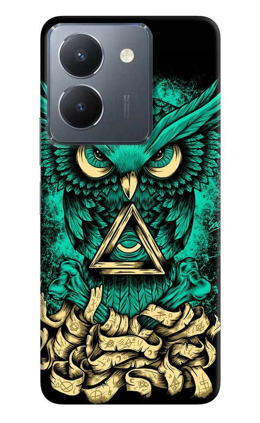 Green Owl Vivo Y36 Hard Case Back Cover by Casekaro