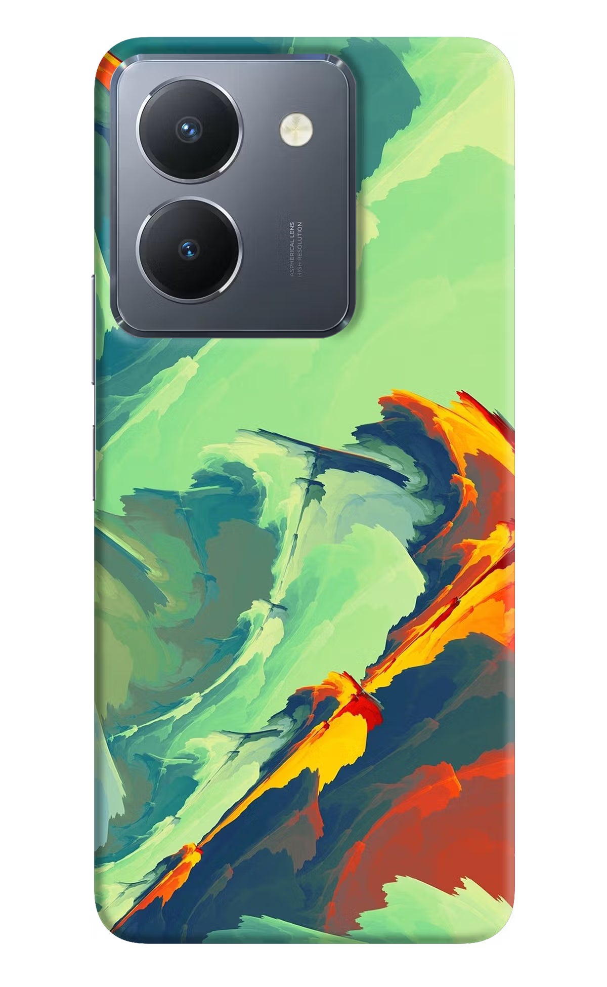 Paint Art Vivo Y36 Hard Case Back Cover by Casekaro