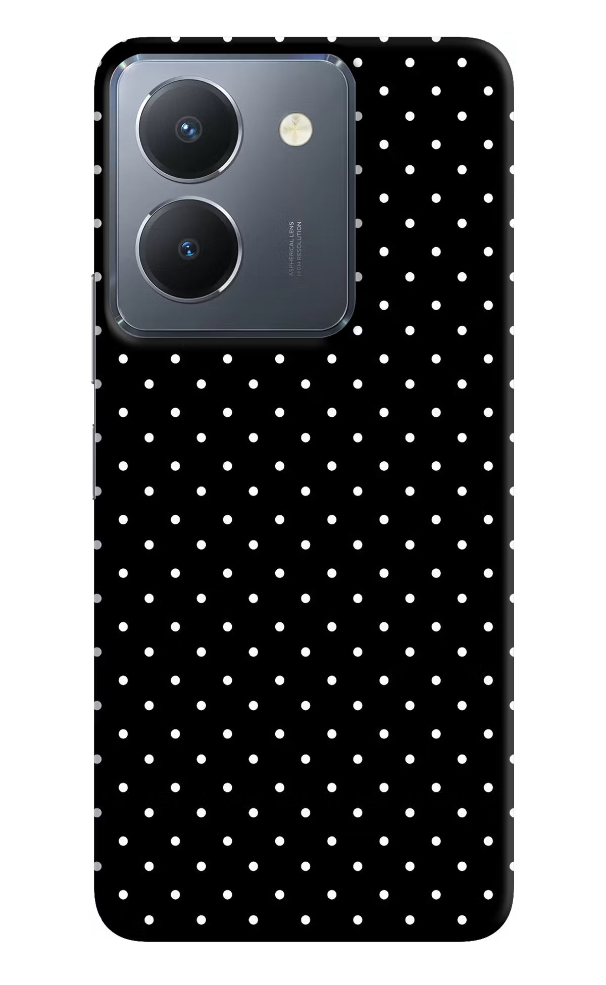 White Dots Vivo Y36 Hard Case Back Cover by Casekaro