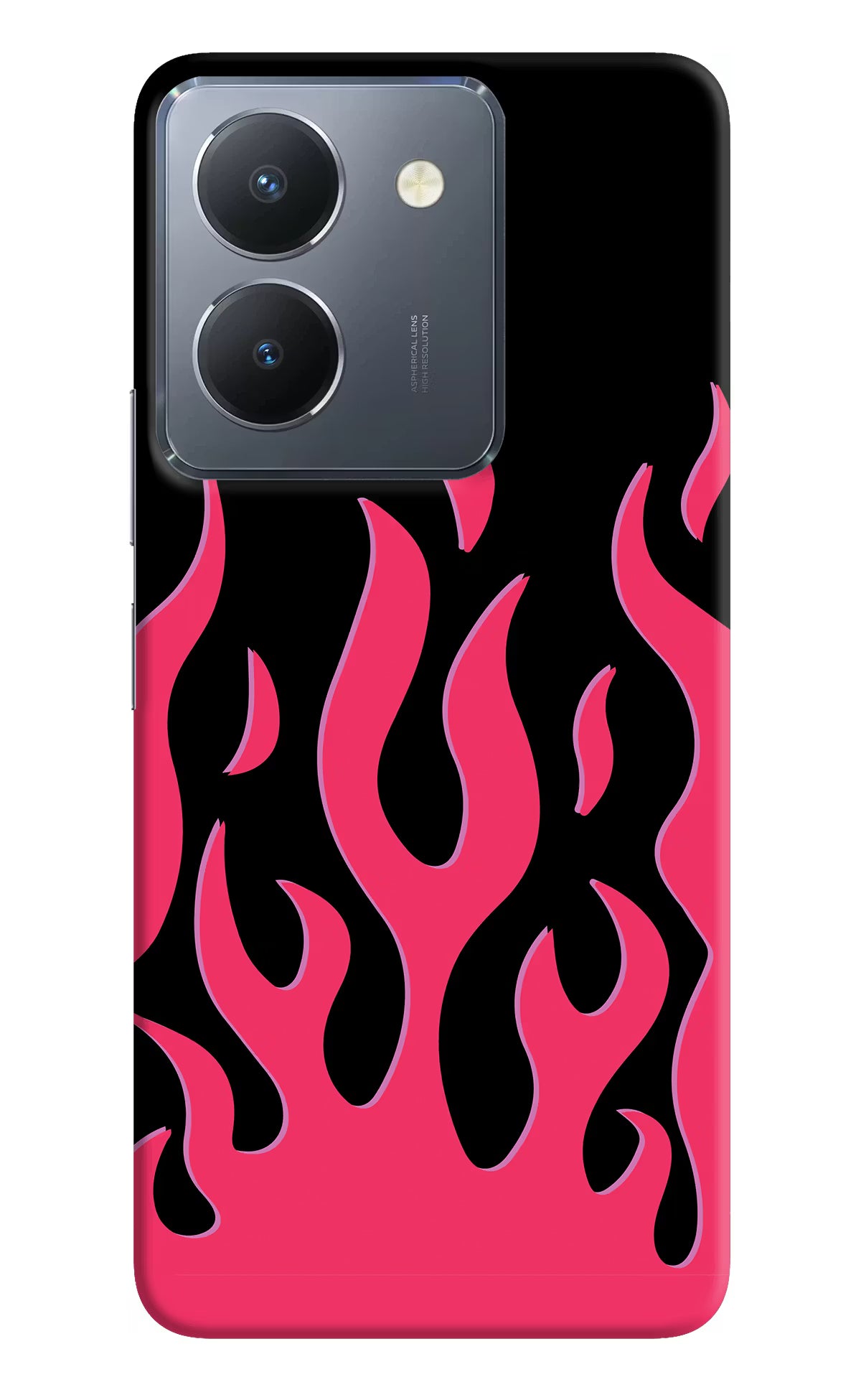 Fire Flames Vivo Y36 Hard Case Back Cover by Casekaro