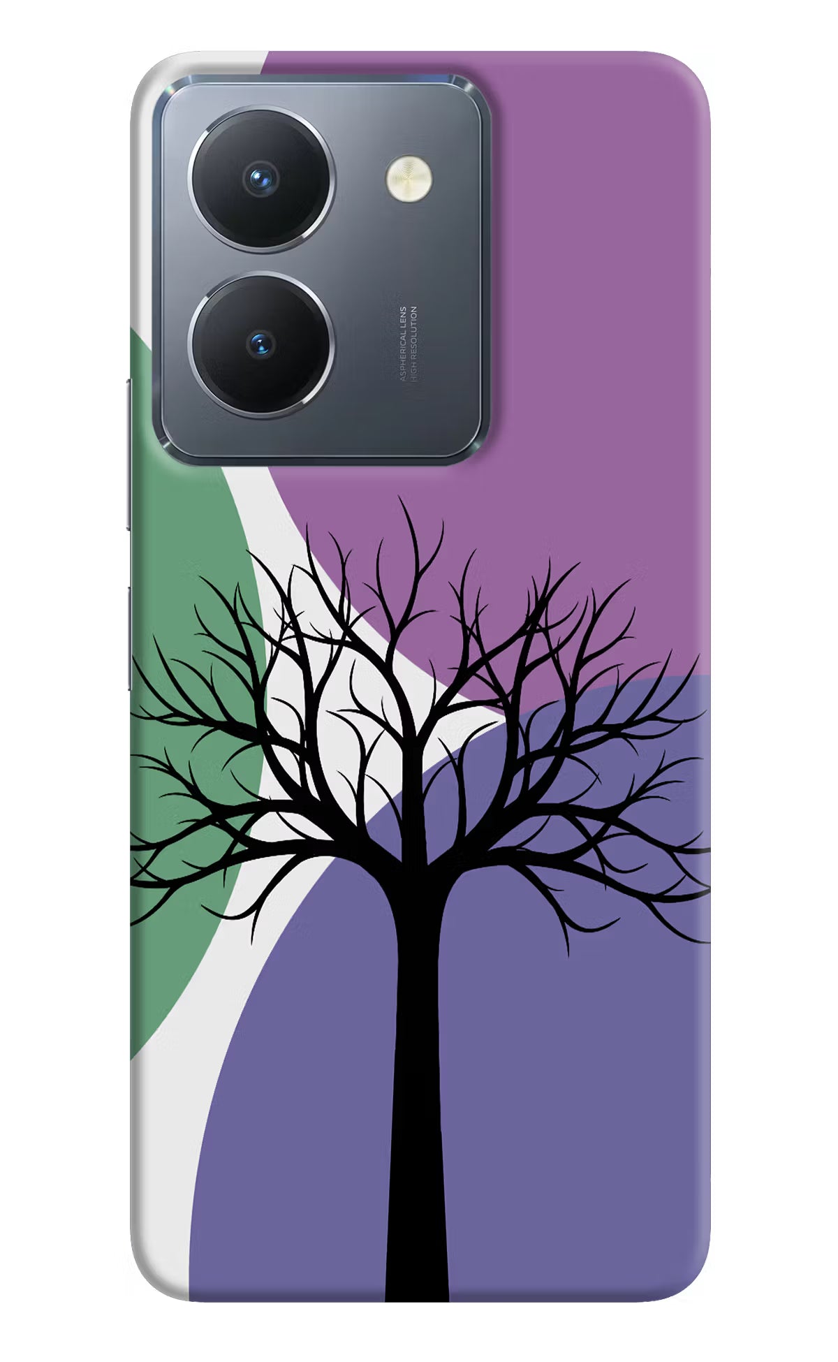 Tree Art Vivo Y36 Hard Case Back Cover by Casekaro