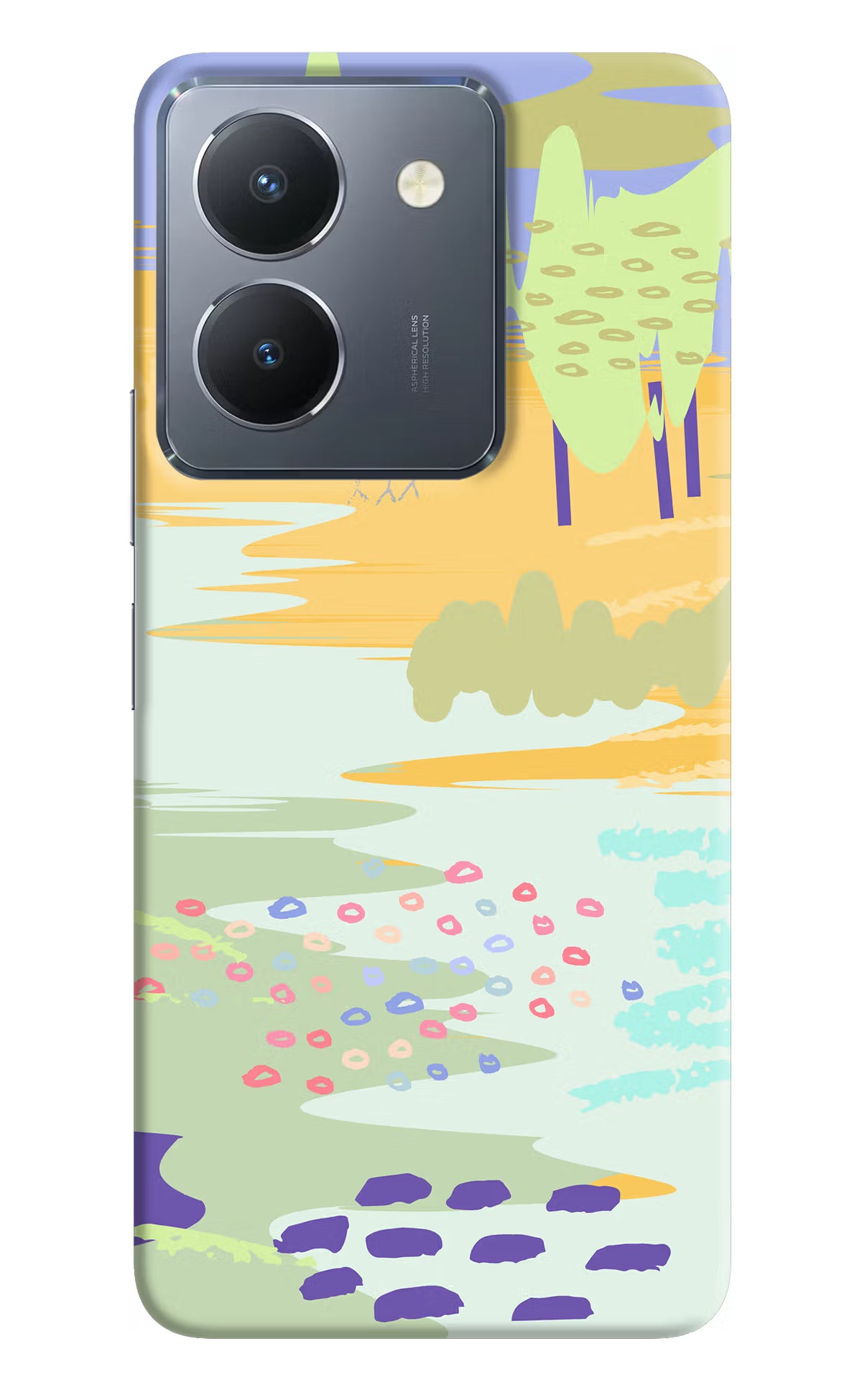 Scenery Vivo Y36 Hard Case Back Cover by Casekaro