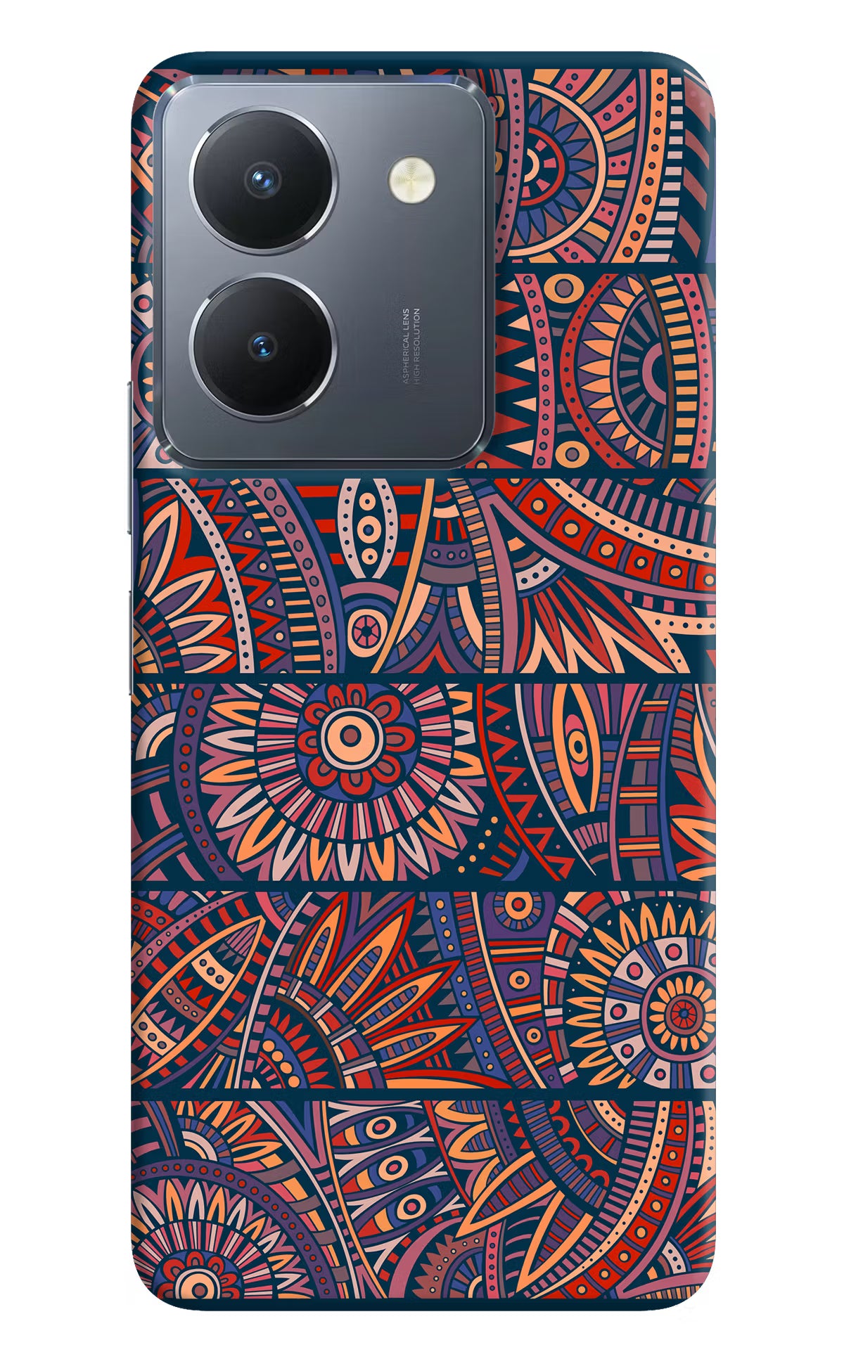 African Culture Design Vivo Y36 Hard Case Back Cover by Casekaro