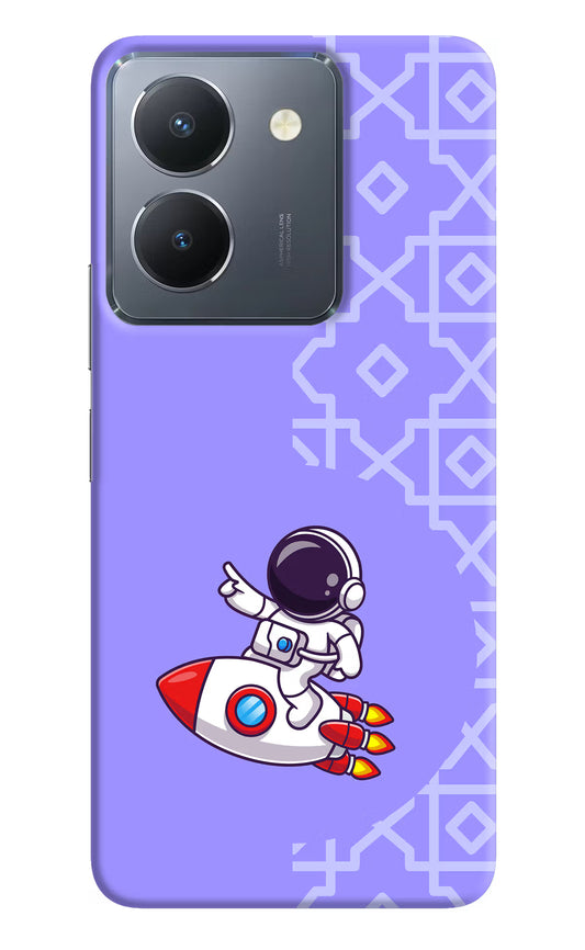 Cute Astronaut Vivo Y36 Hard Case Back Cover by Casekaro