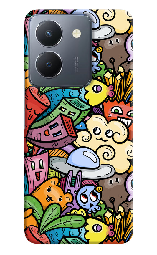 Veggie Doodle Vivo Y36 Hard Case Back Cover by Casekaro