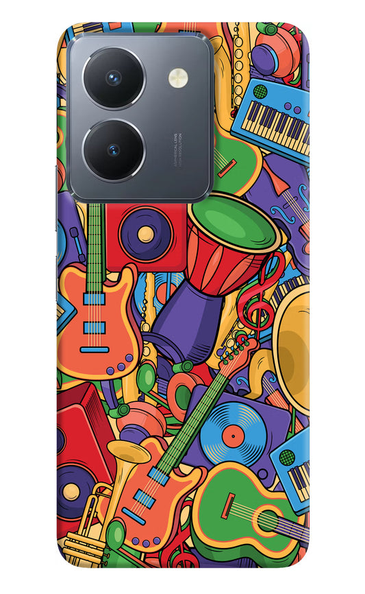 Music Instrument Doodle Vivo Y36 Hard Case Back Cover by Casekaro