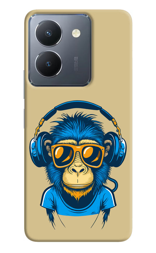 Monkey Headphone Vivo Y36 Hard Case Back Cover by Casekaro