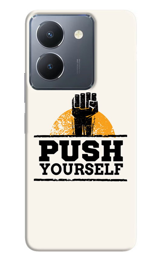 Push Yourself Vivo Y36 Hard Case Back Cover by Casekaro
