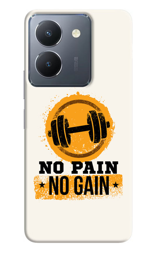 No Pain No Gain Vivo Y36 Hard Case Back Cover by Casekaro