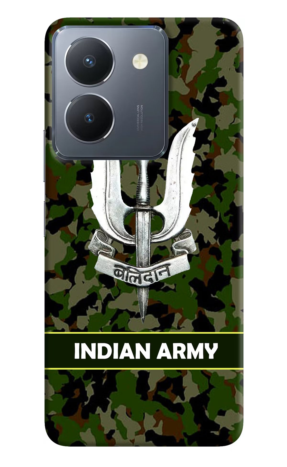 Balidan Indian Logo Vivo Y36 Hard Case Back Cover by Casekaro