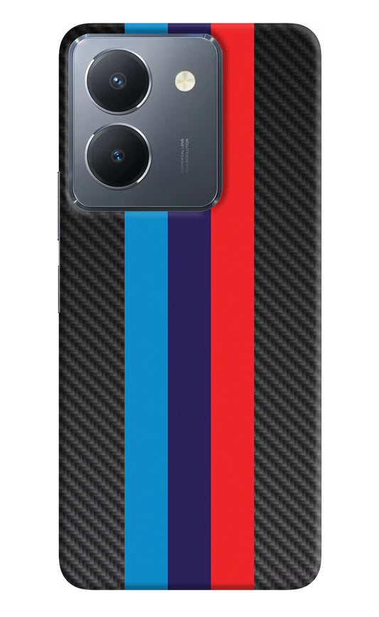 BMW Stripes Pattern Vivo Y36 Hard Case Back Cover by Casekaro