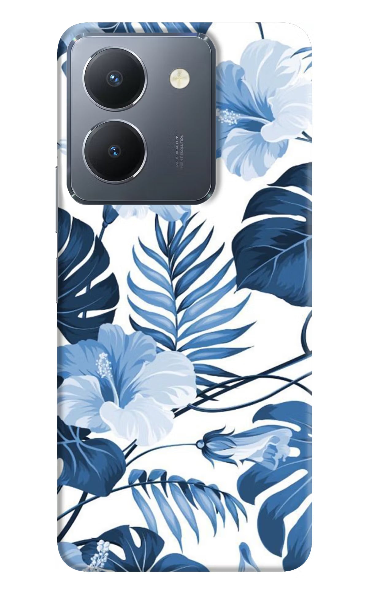 Fabric Art Vivo Y36 Hard Case Back Cover by Casekaro