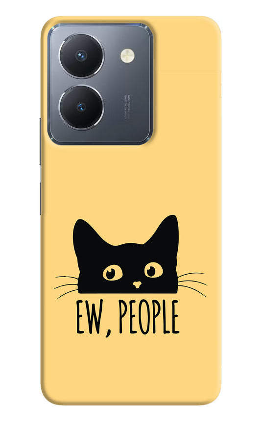 Ew People Catitude Vivo Y36 Hard Case Back Cover by Casekaro
