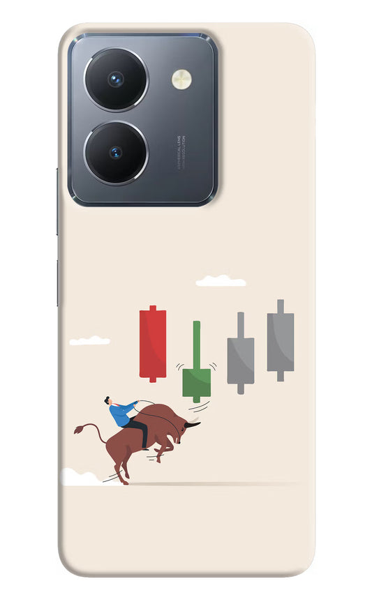Bull Trading Momentum Vivo Y36 Hard Case Back Cover by Casekaro