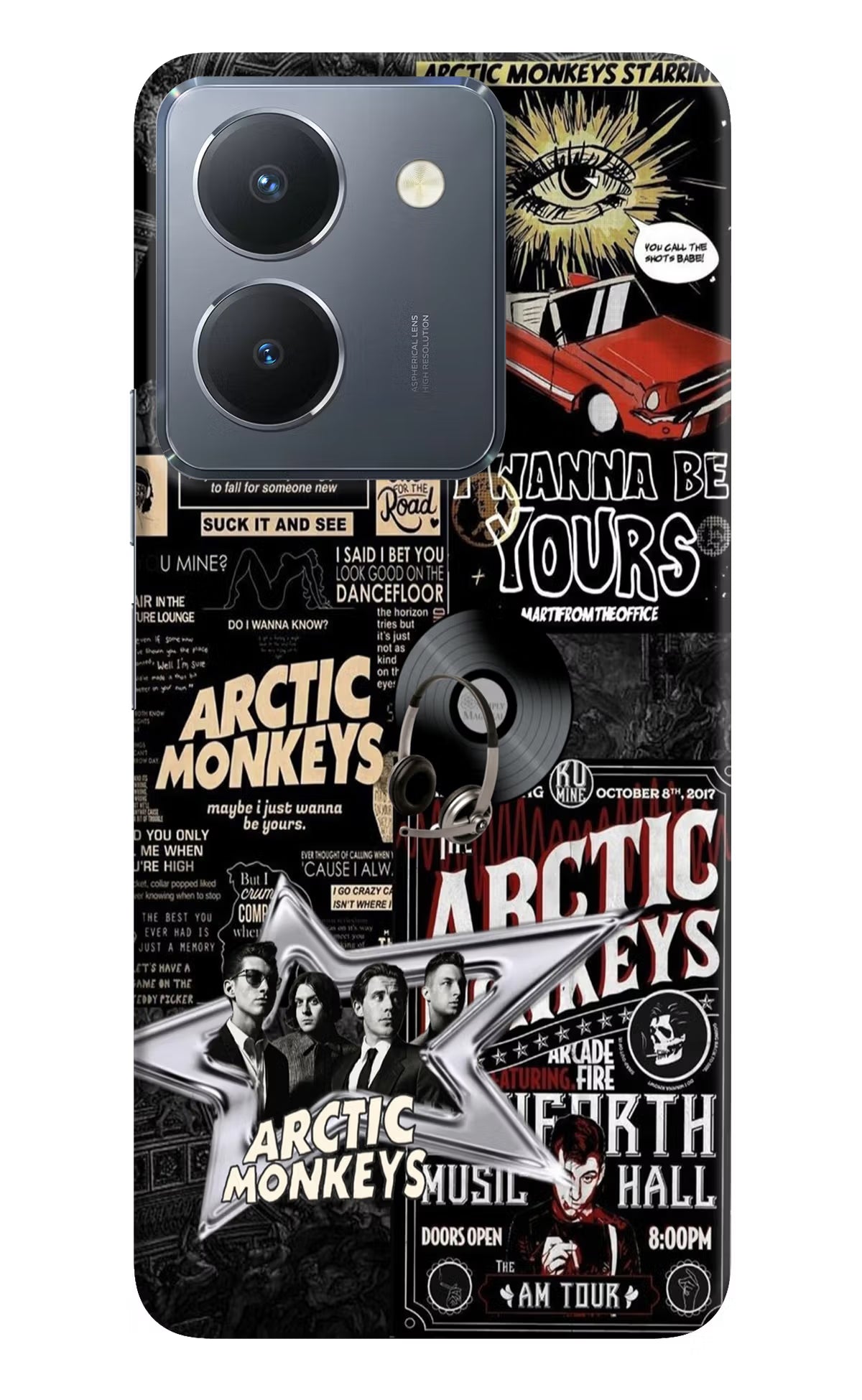 Arctic Monkeys Vivo Y36 Hard Case Back Cover by Casekaro