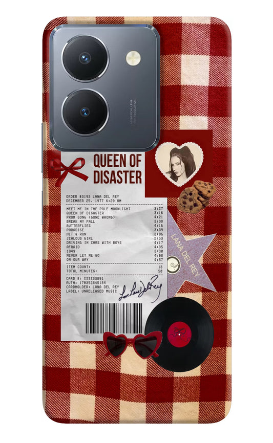 Queen of Disaster Vivo Y36 Hard Case Back Cover by Casekaro