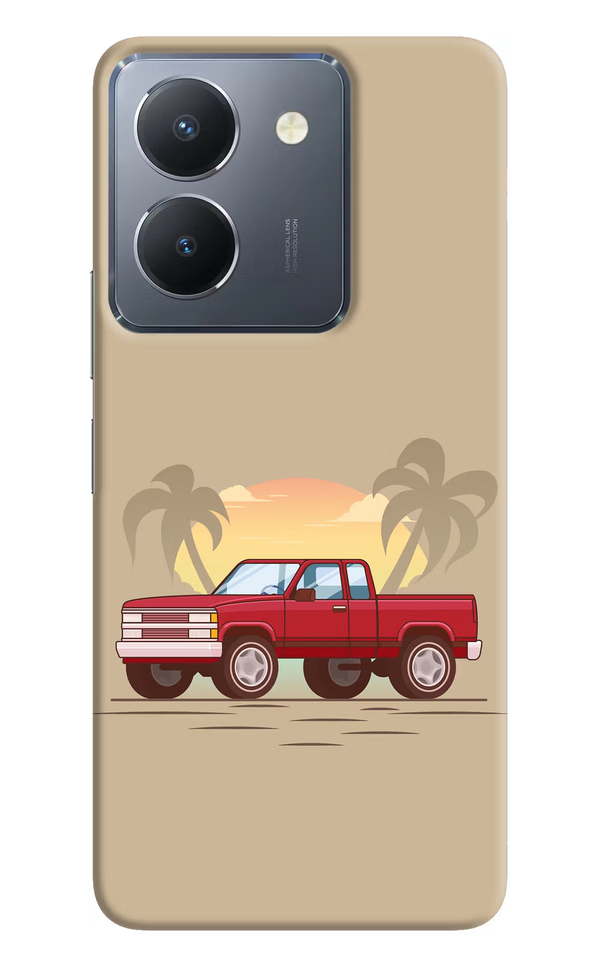 Desert Classic Drive Vivo Y36 Hard Case Back Cover by Casekaro