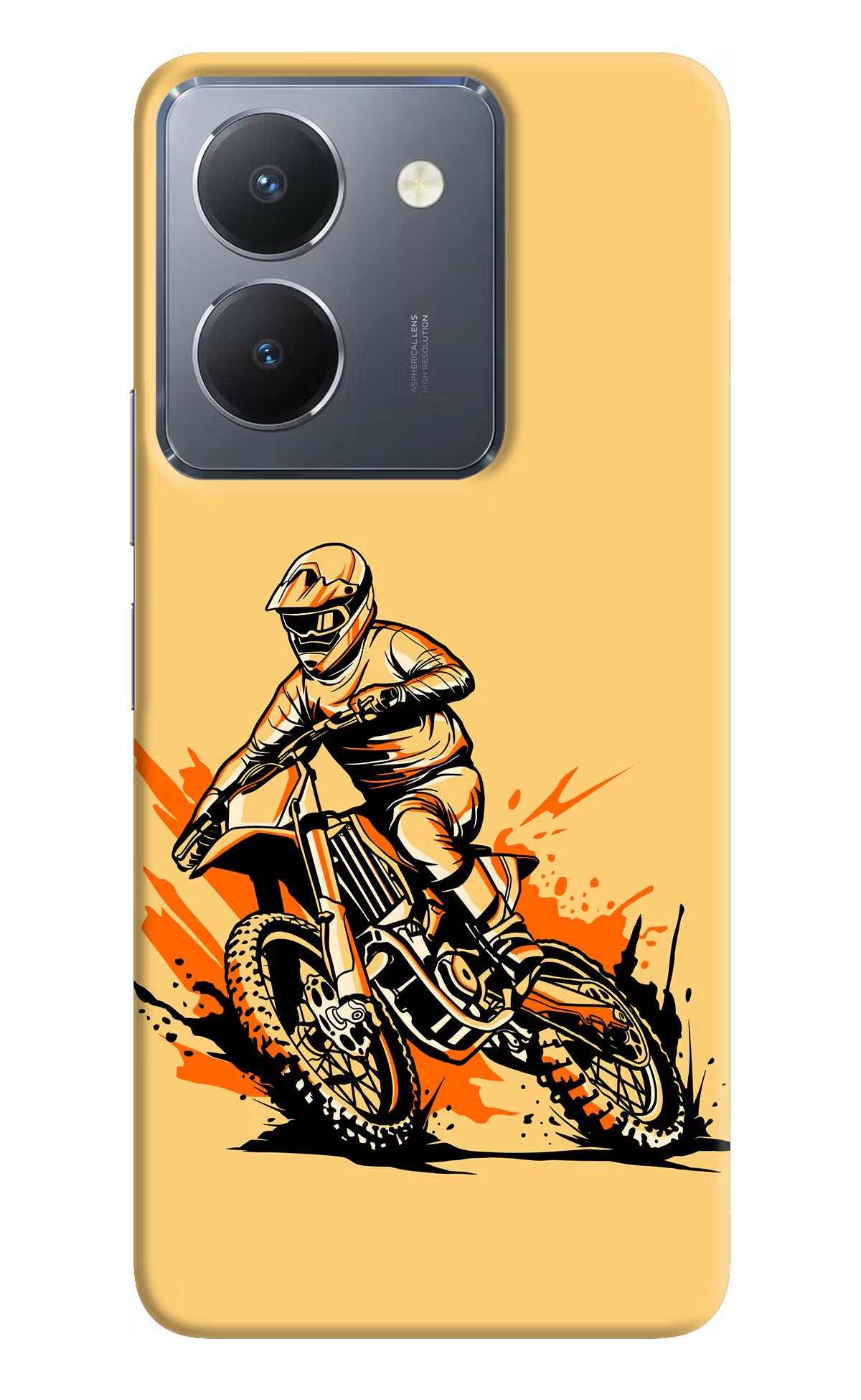 Off-Road Fury Vivo Y36 Hard Case Back Cover by Casekaro