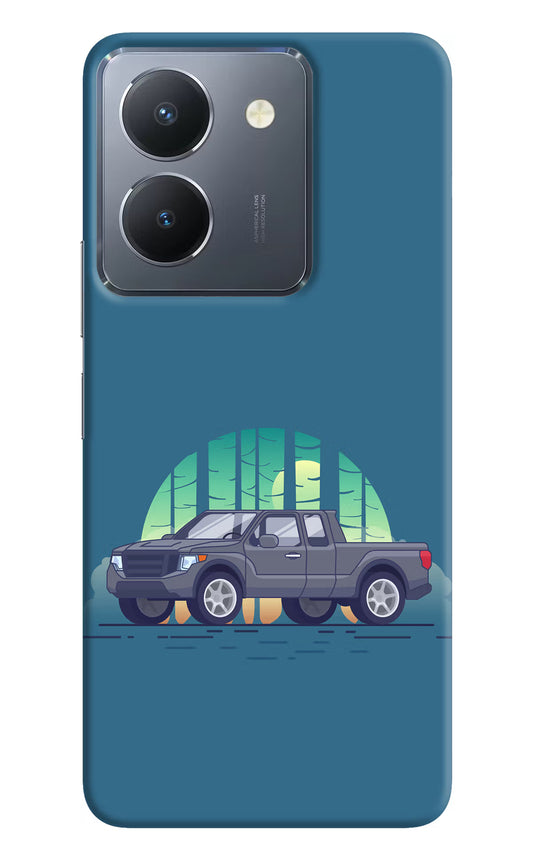 Retro Garage Vibe Vivo Y36 Hard Case Back Cover by Casekaro