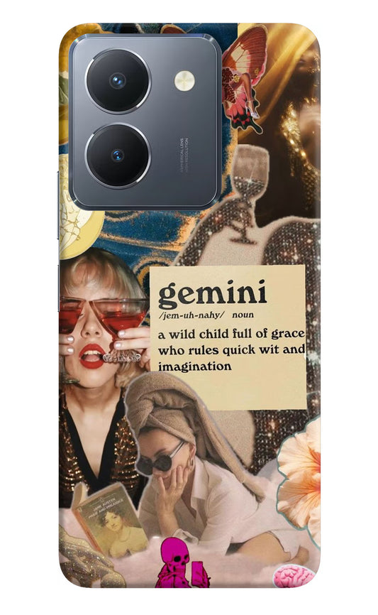 Gemini Zodiac Vivo Y36 Hard Case Back Cover by Casekaro