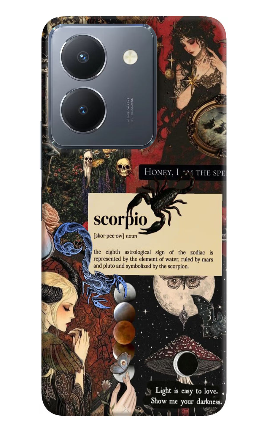 Scorpio Zodiac Vivo Y36 Back Cover, Hard case