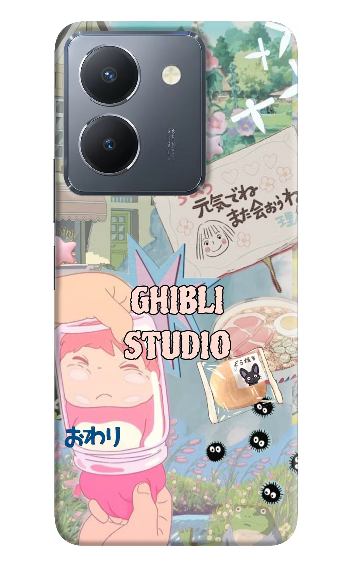 Studio Ghibli Vivo Y36 Back Cover